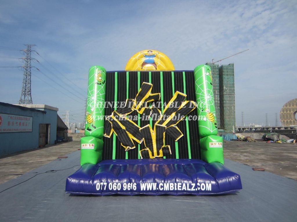 T11-980 High Quality Funny Inflatable Games Inflatable Velcoros Wall