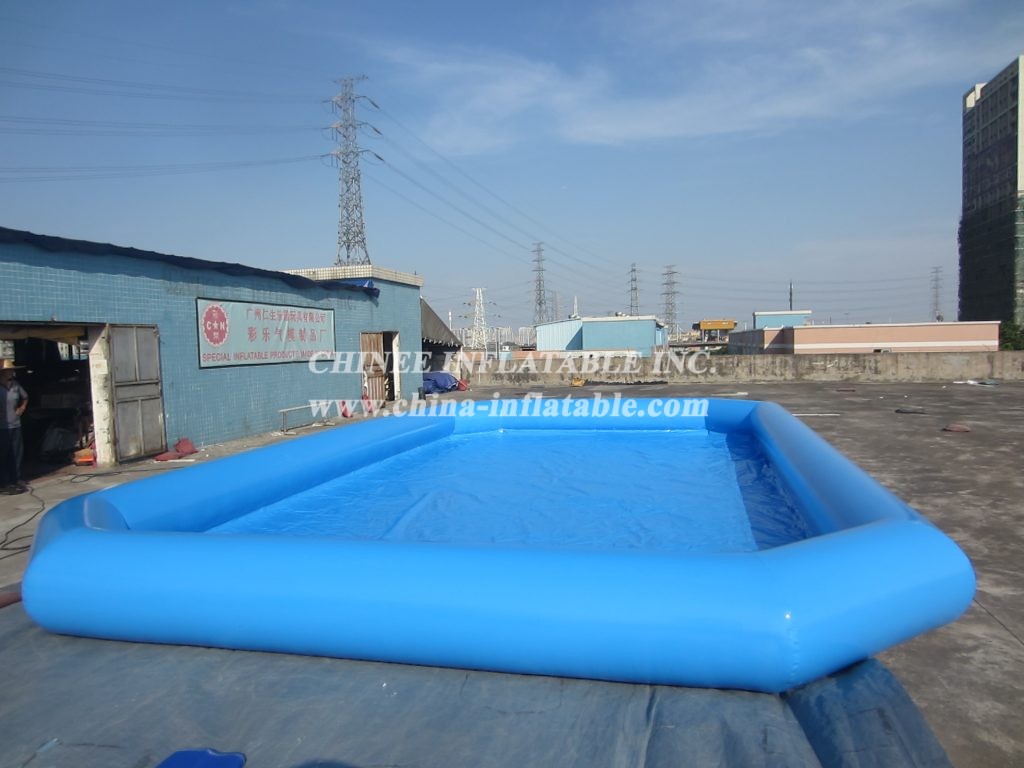 Pool2-511 Blue Inflatable Water Pool