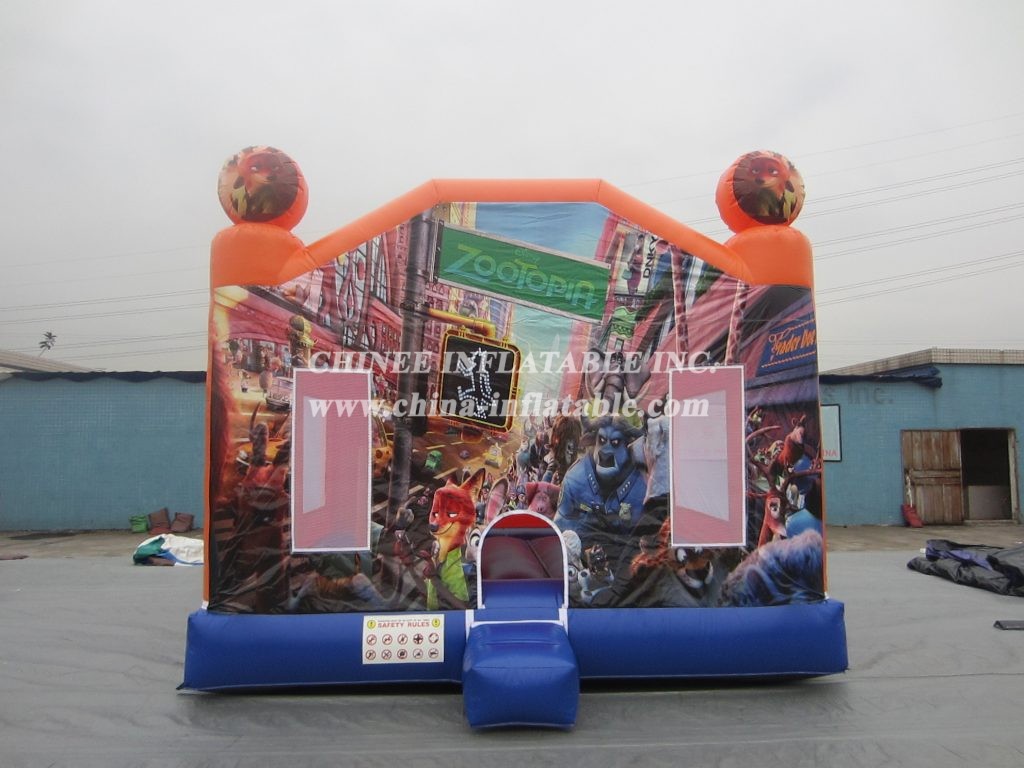 T2-3095 Disney Zootopia Inflatable Bouncers