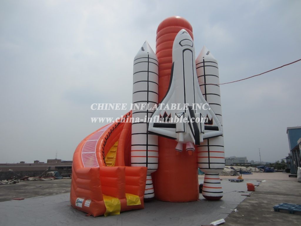 T8-391 Inflatable Slides Rocket Giant Slide