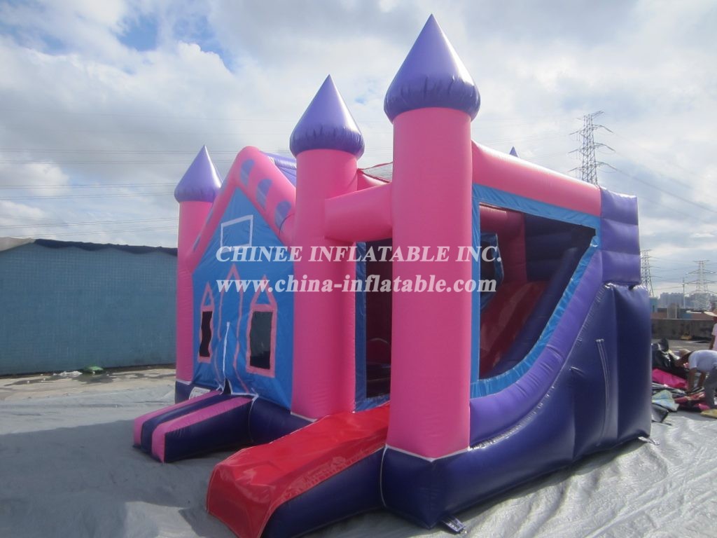 T5-247 Princess Inflatable Jumper Castle