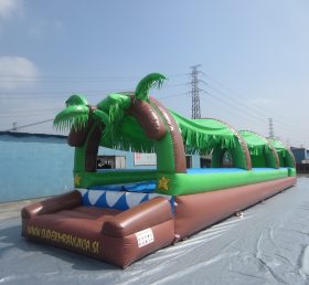 T10-104 Jungle Theme Inflatable Water Slides