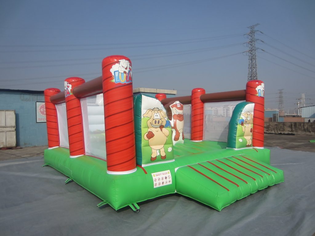 T2-3269 Inflatable Bouncer Happy Farm