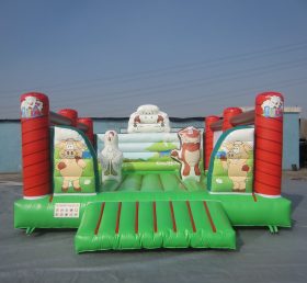 T2-3269 Inflatable Bouncer Happy Farm