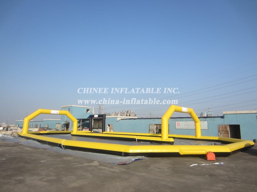 T11-290 Inflatable Race Track Sport Challenge Game