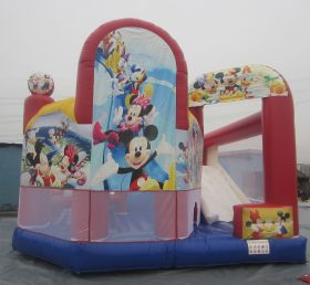 T2-563 Disney Mickey & Minnie Bouncy Castle With Slide