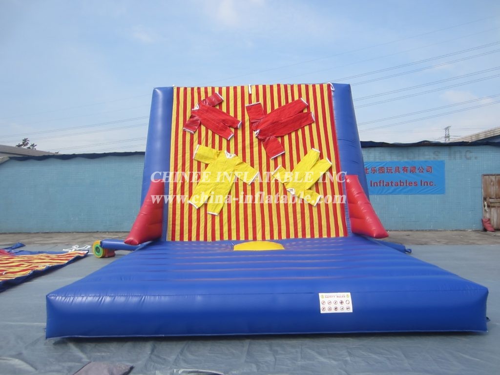 T11-135 High Quality Funny Inflatable Games Inflatable Velcoros Wall