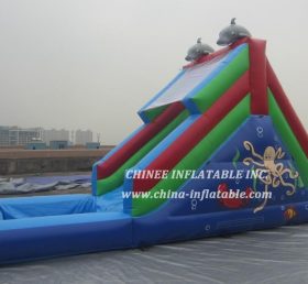 T8-592 Dolphin Inflatable Slide