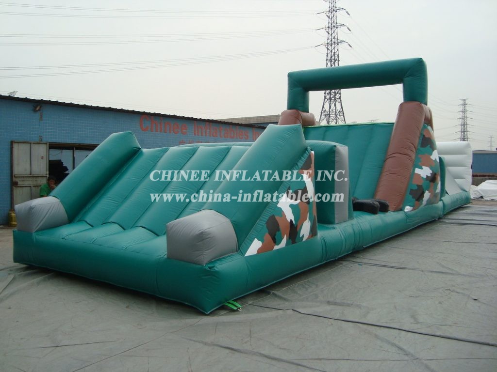 T7-403 Military Style Inflatable Obstacles Courses