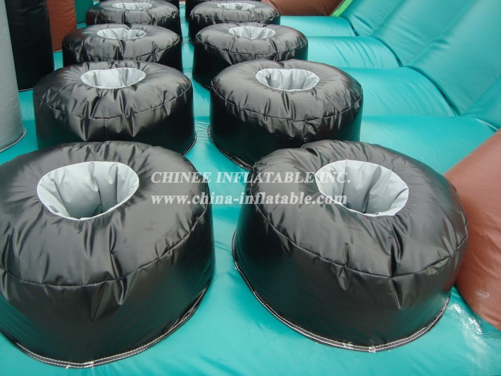 T7-403 Military Style Inflatable Obstacles Courses