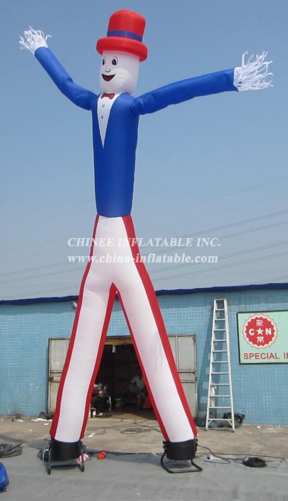 D2-18 Air Dancer Inflatable Tube Man With Hat