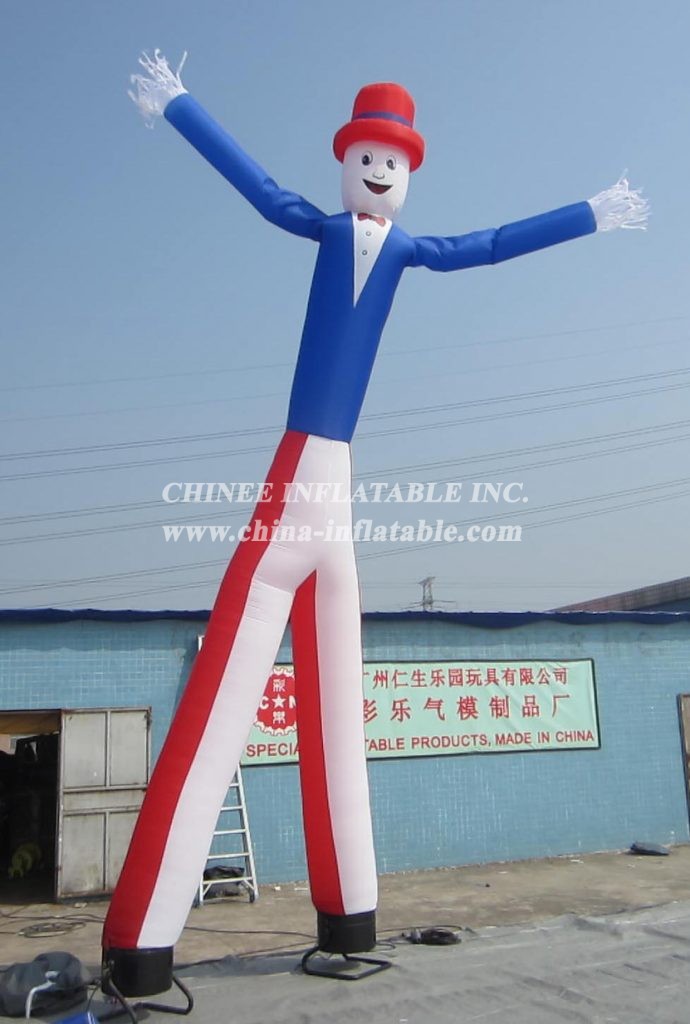 D2-18 Air Dancer Inflatable Tube Man With Hat