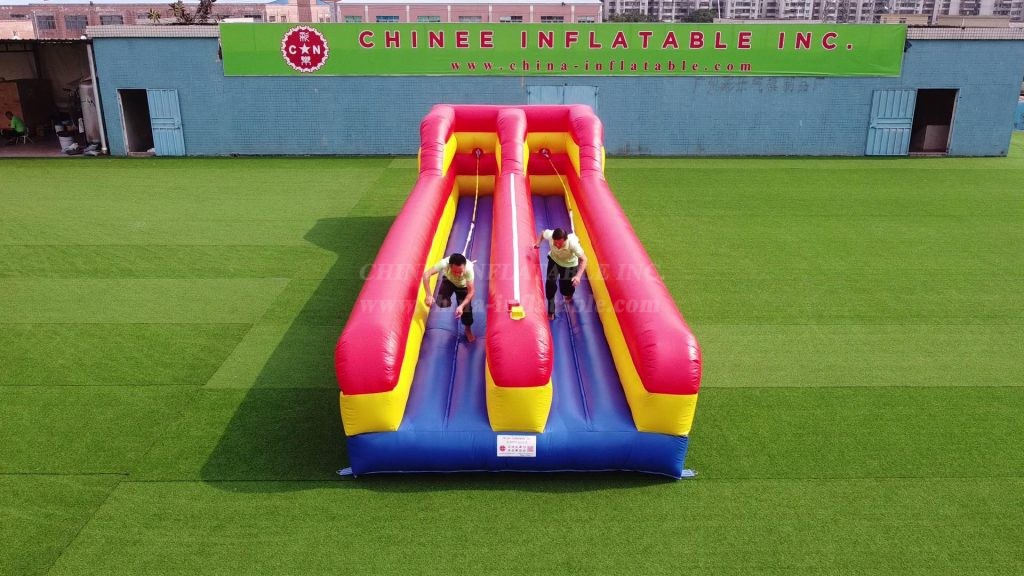 T3-5 Inflatable Bungee Run Challenge Sport Game