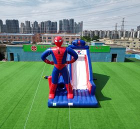 T8-1024 Spider-Man Superhero Inflatable Slide