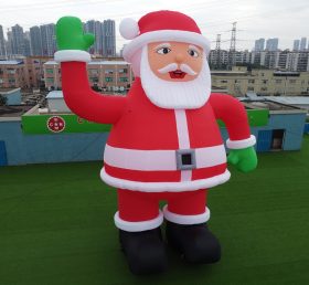 C1-114 10M Height Outdoor Giant Inflatable Christmas Santa Claus Decoration