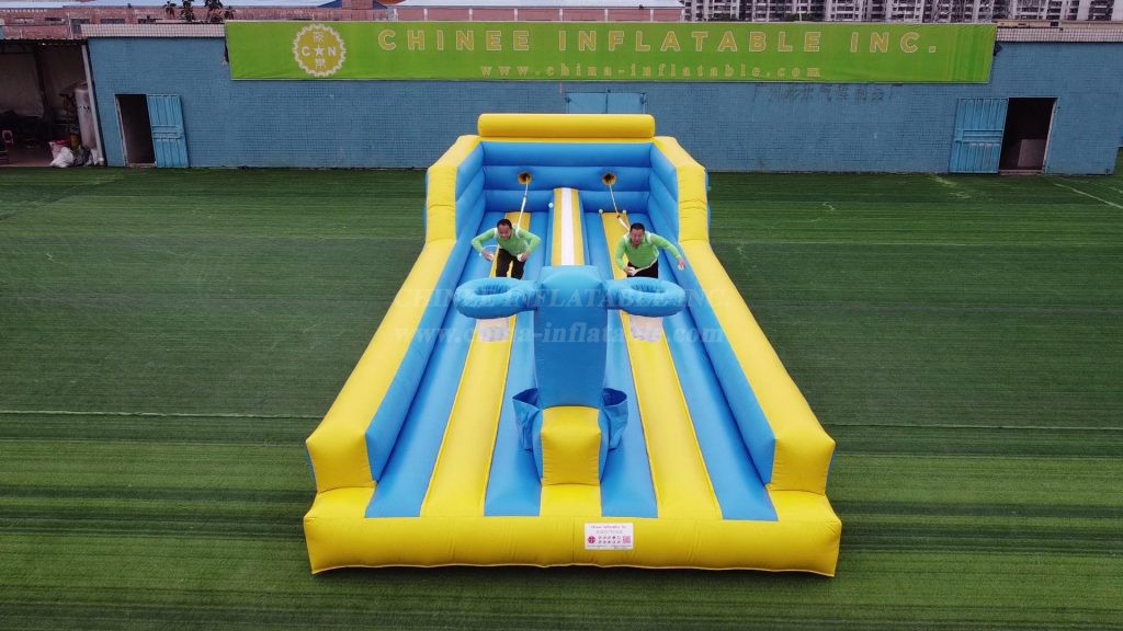 T11-341 Inflatable Bungee Run Challenge Funny Sport Game