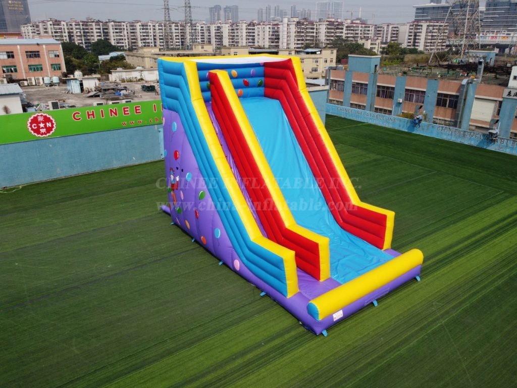 T8-486 Clown Inflatable Dry Slide