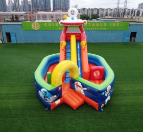 T8-1408 Space Inflatable Slide Kids Playland