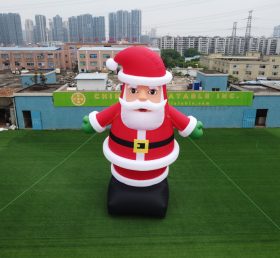 C1-116 8M Height Outdoor Giant Inflatable Christmas Santa Claus Decoration