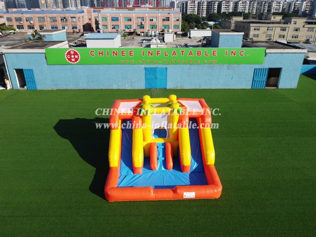 T6-243 Inflatable Water Slide With Pool