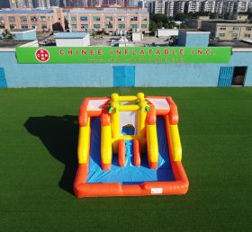 T6-243 Inflatable Water Slide With Pool