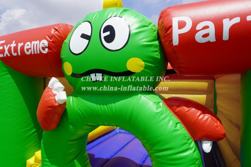 T1-8 Big Eye Frog Theme Inflatable Bouncer