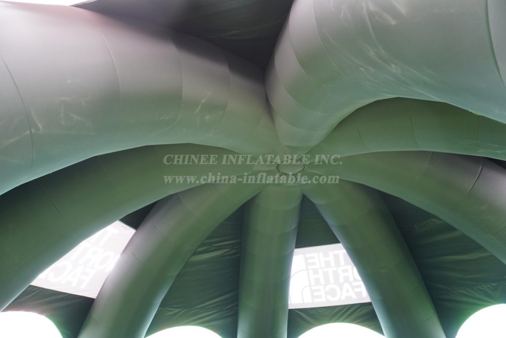 Tent1-403 Customized Commercial Lawn Marquee White Inflatable Spider Tent