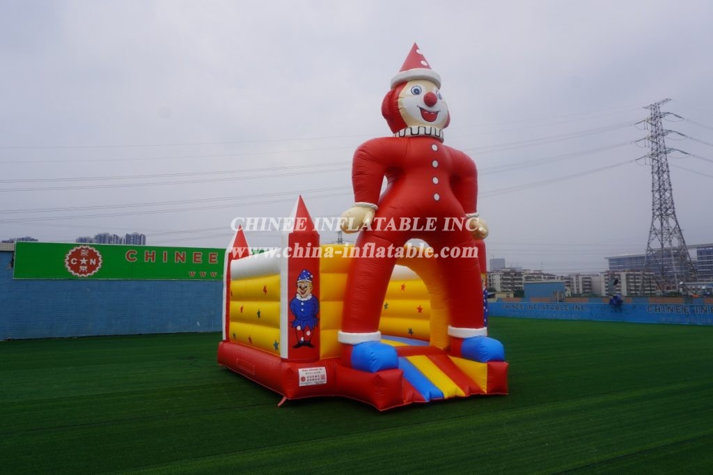 T2-379 Clown Theme Outdoor Bouncy Castle For Kids Party Event