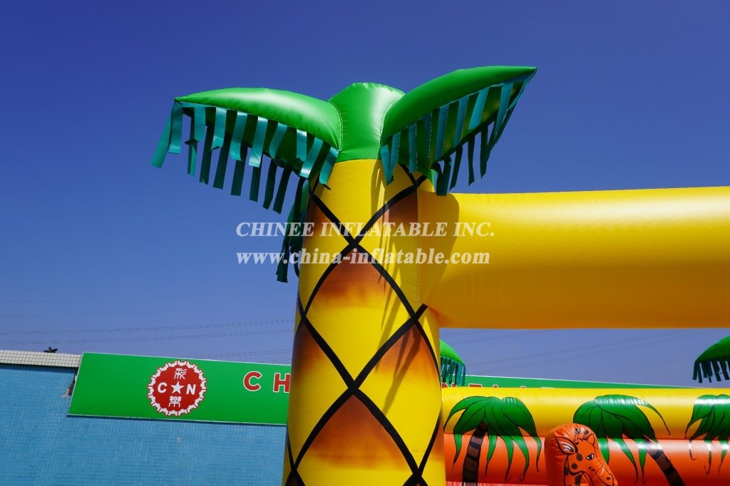T2-2197 Zoo Inflatable Bouncer