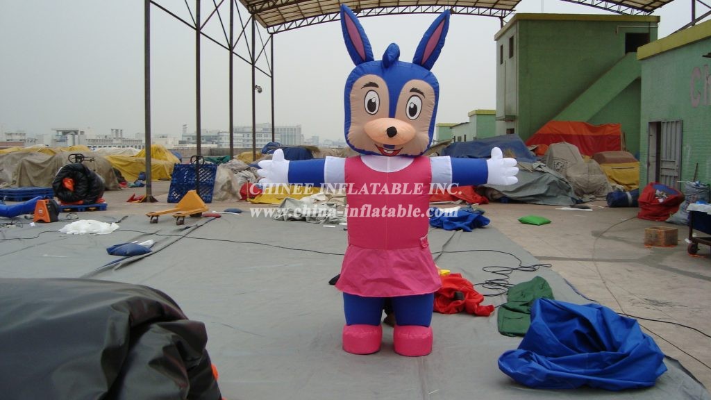 M1-281 Rabbit Inflatable Moving Cartoon