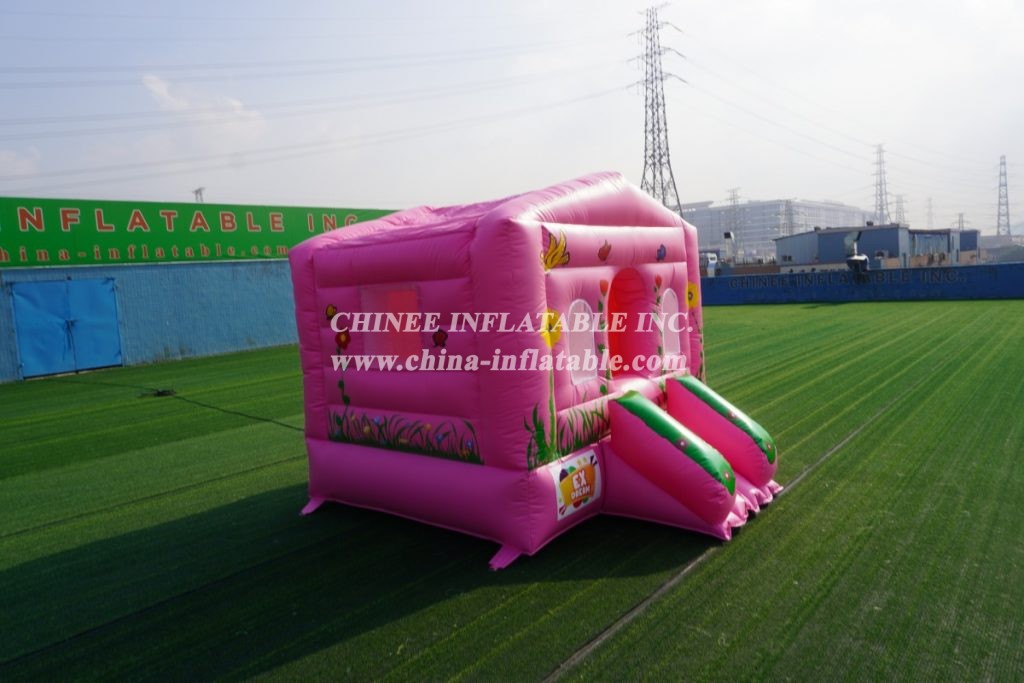 T2-1206 Bouncy House Jumping Castle With Slide Inflatable Combo For Kids Party