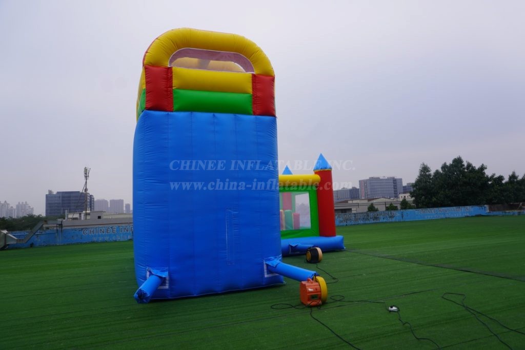 T5-112 Inflatable Castle Bouce House Combo With Slide