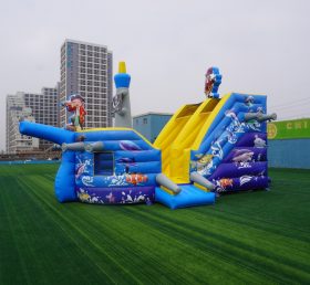 T8-1352 Pirates Ship Inflatable Playground