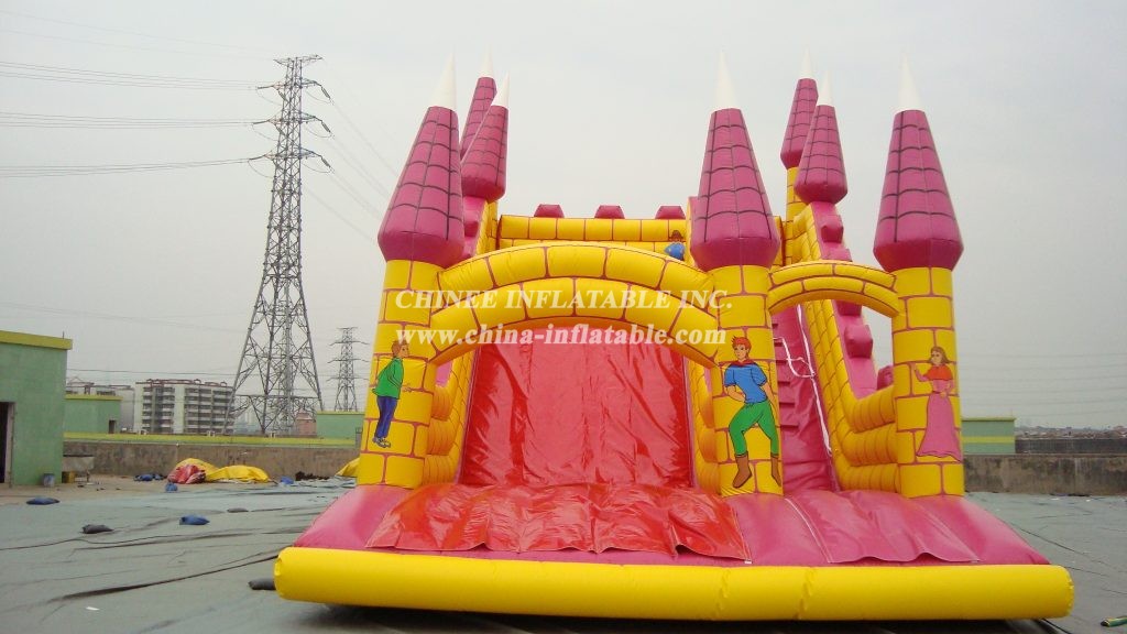 T8-280 Superman Superhero Inflatable Slide