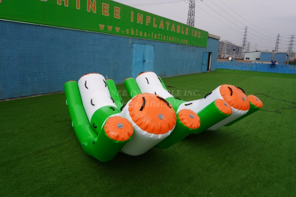 T10-123 Double Rocker Inflatable Water Sport Games For Kids Party Events