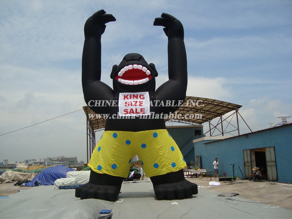 Cartoon1-771 Gorilla Kingkong Inflatable Cartoons