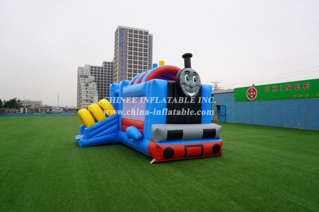 T2-2865 Inflatable Thomas Train Jumping Bouncy Castle Air Bounce House Bouner Thomas The Train