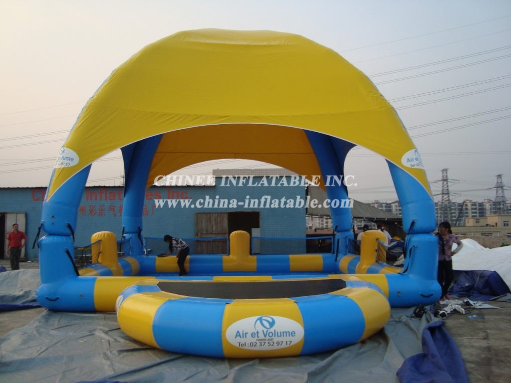 Tent1-444 Large Inflatable Swimming Pool With Tent