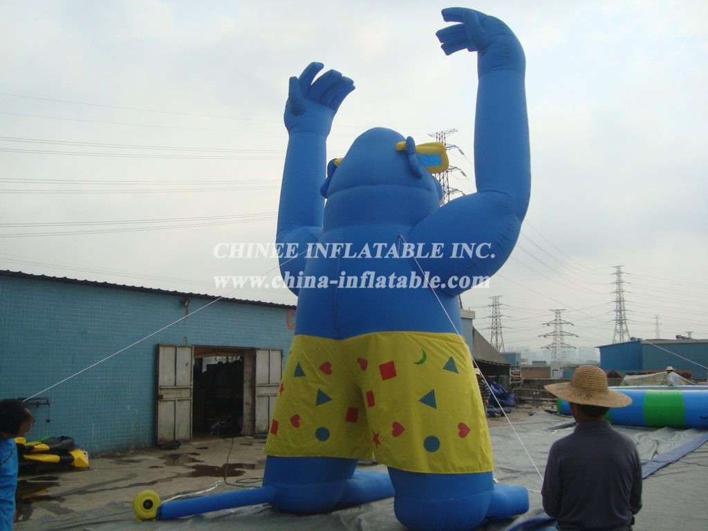 Cartoon1-704 Gorilla Kingkong Inflatable Cartoons