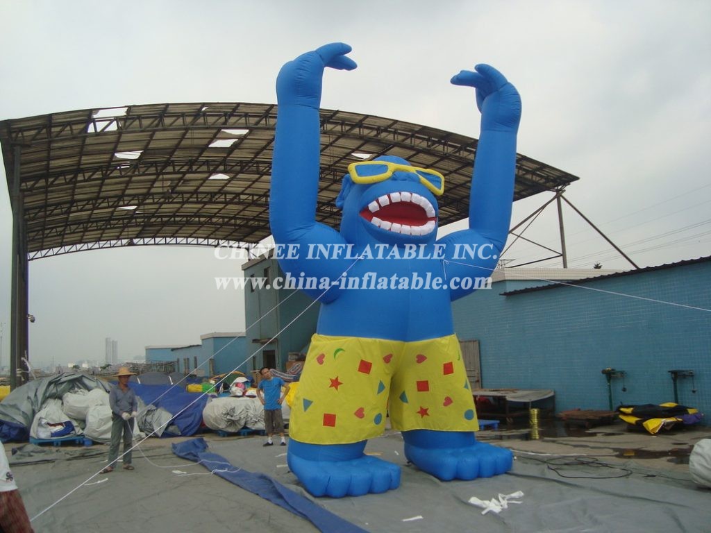 Cartoon1-704 Gorilla Kingkong Inflatable Cartoons