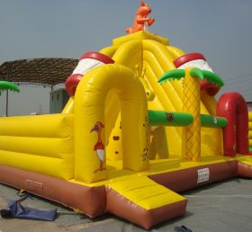 T8-1420 Cartoon Theme Inflatable Slide