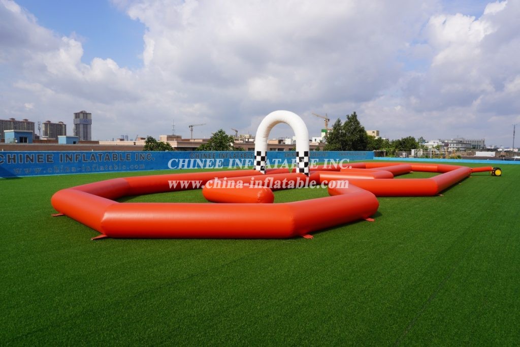 T11-519 Inflatable Race Track Challenge Sport Game