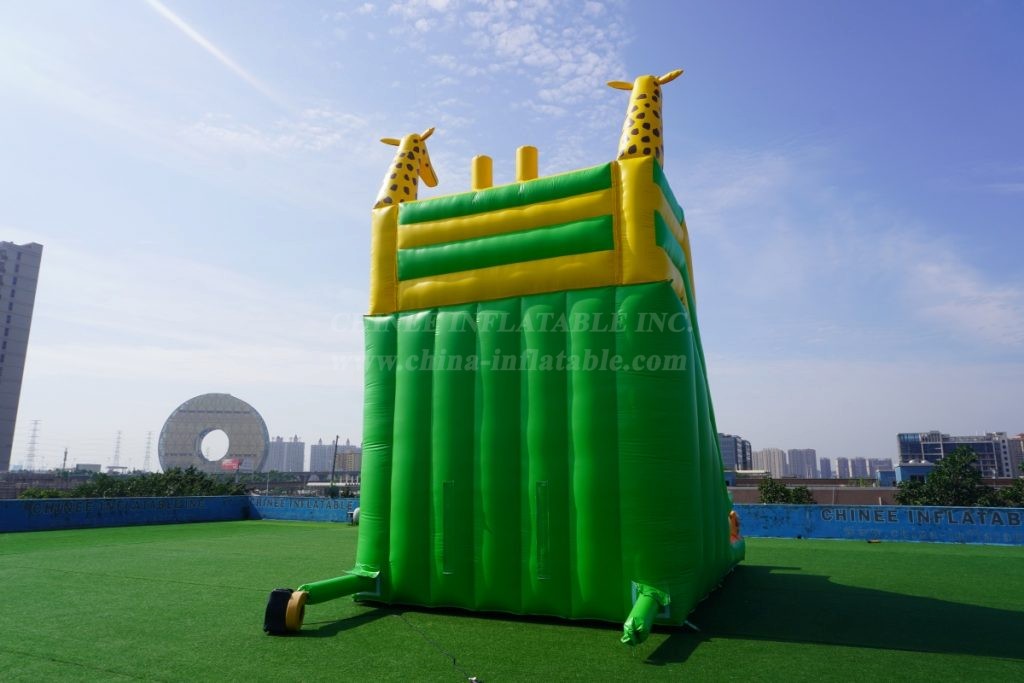 T8-562 Giraffe Theme Inflatable Slide