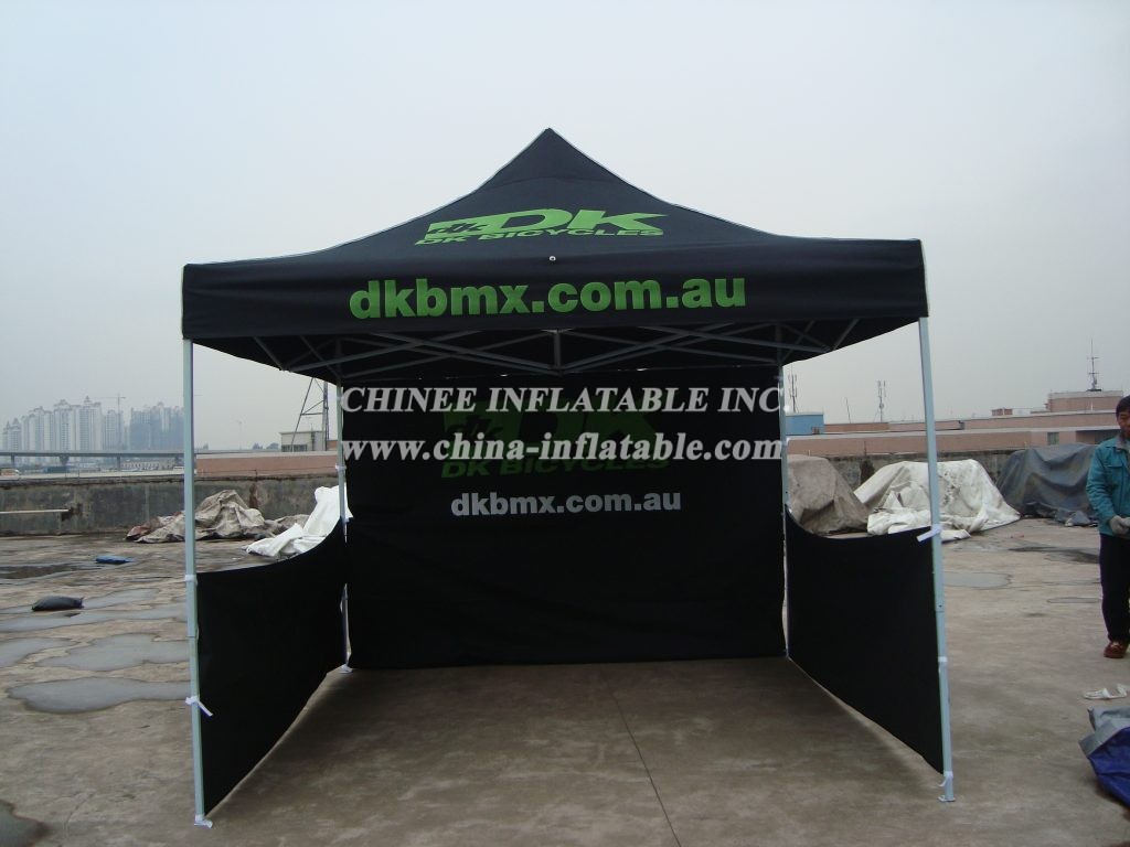 F1-30 Commercial Folding Black Canopy Tent