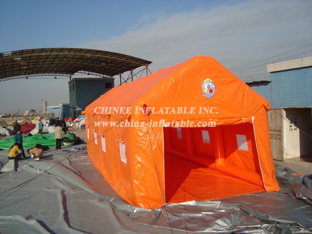 Tent1-451 Orange Inflatable Tent