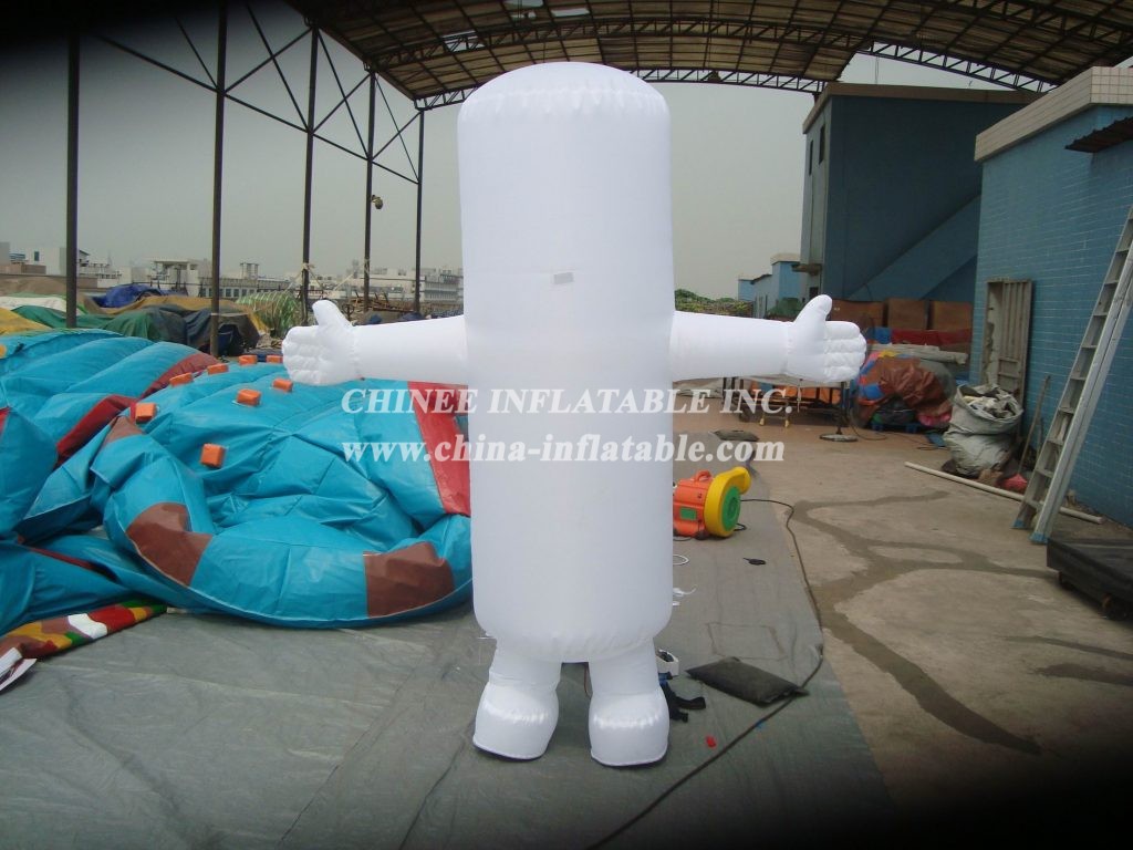 M1-242 White Inflatable Moving Cartoon