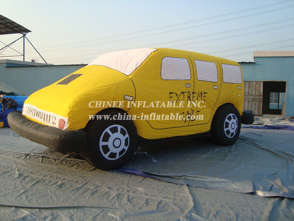 S4-193 Yellow Car Advertising Inflatable