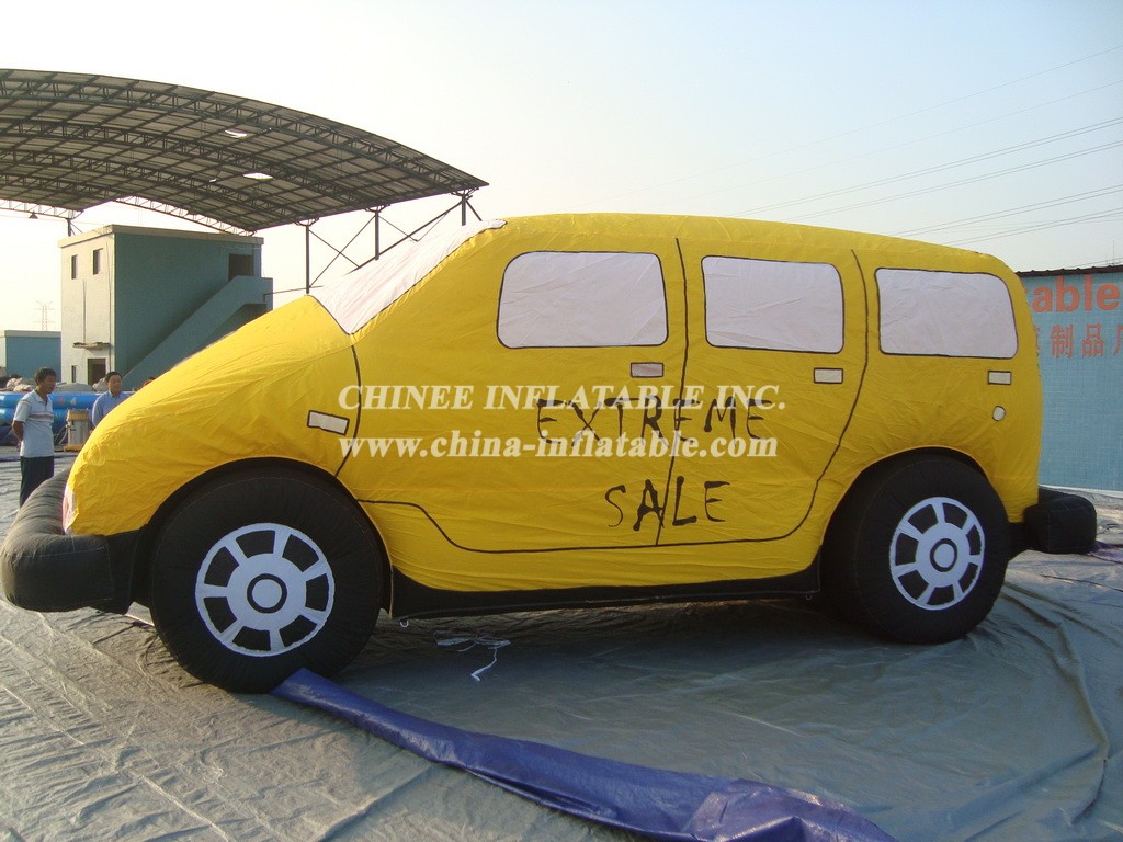 S4-193 Yellow Car Advertising Inflatable