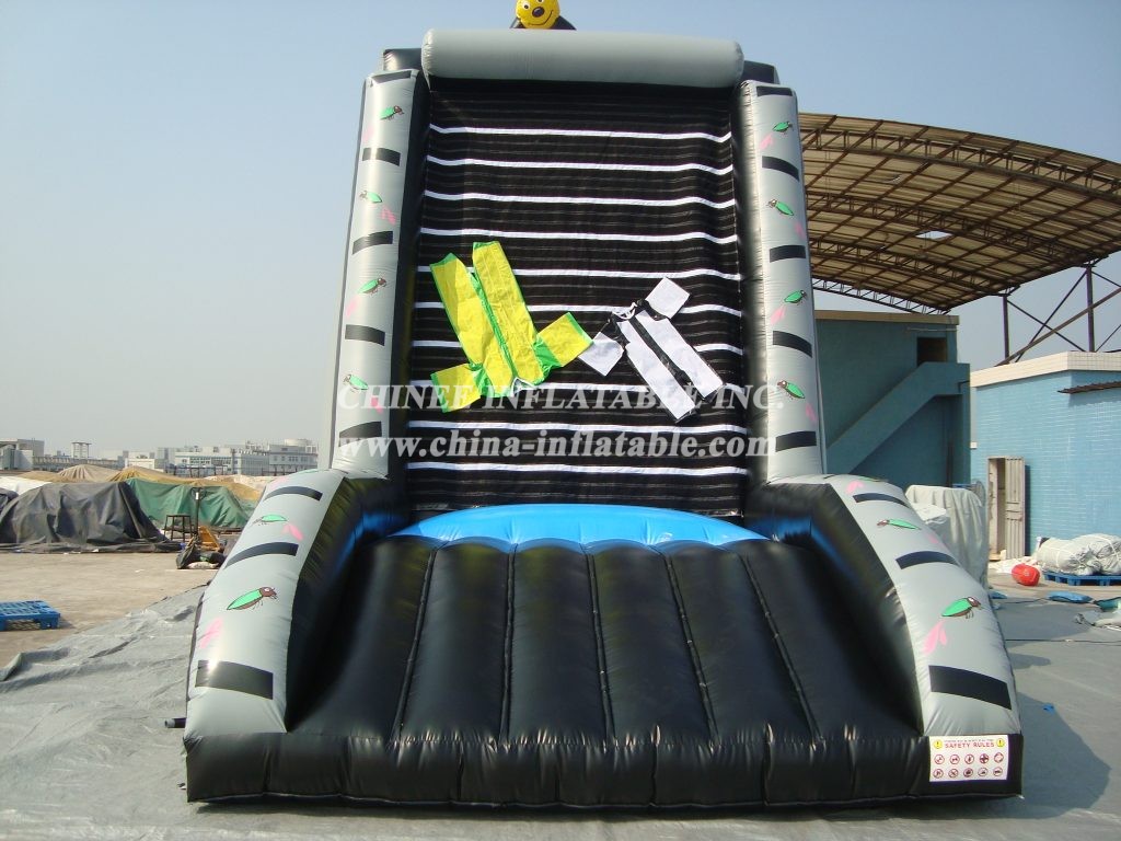 T11-677 High Quality Funny Inflatable Games Inflatable Velcoros Wall