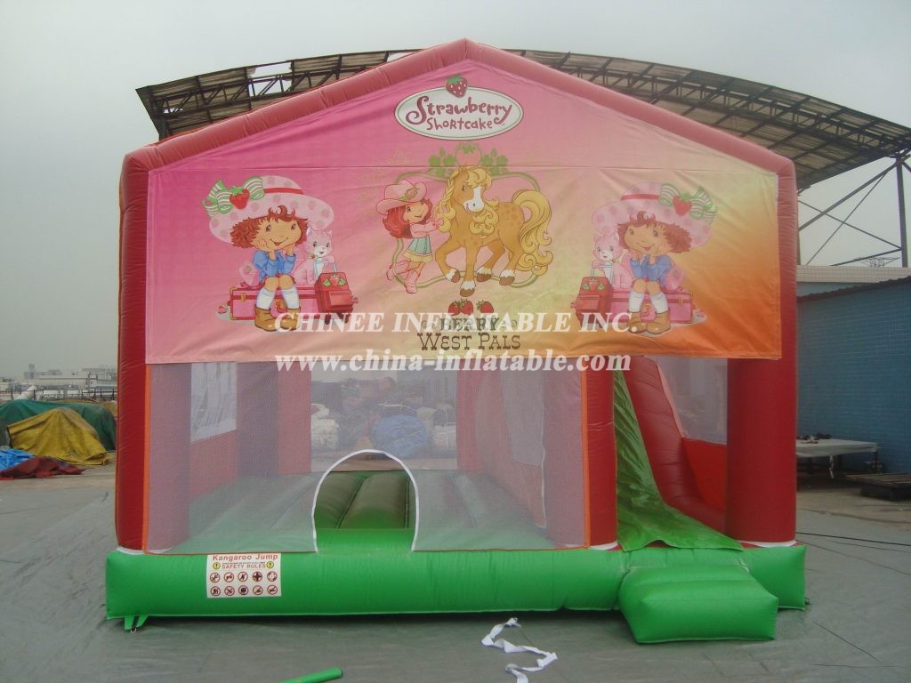 T2-2751 Strawberry Shortcake Inflatable Bouncer